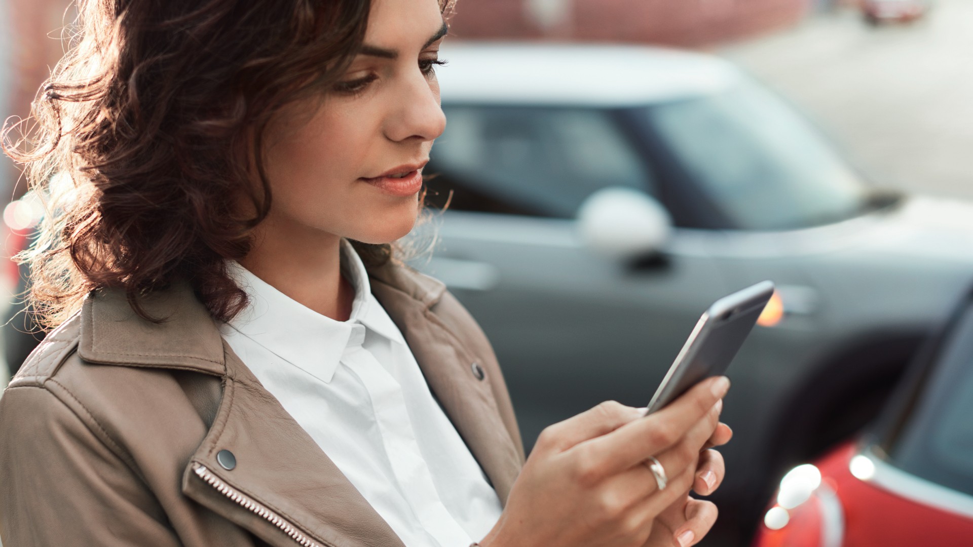Woman using the Online Appointment Calendar